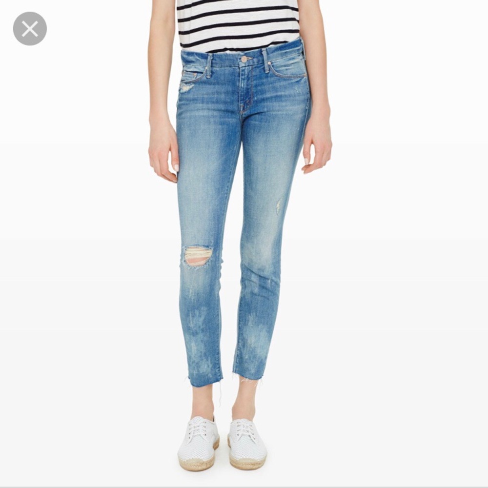 Mother Looker Ankle Fray